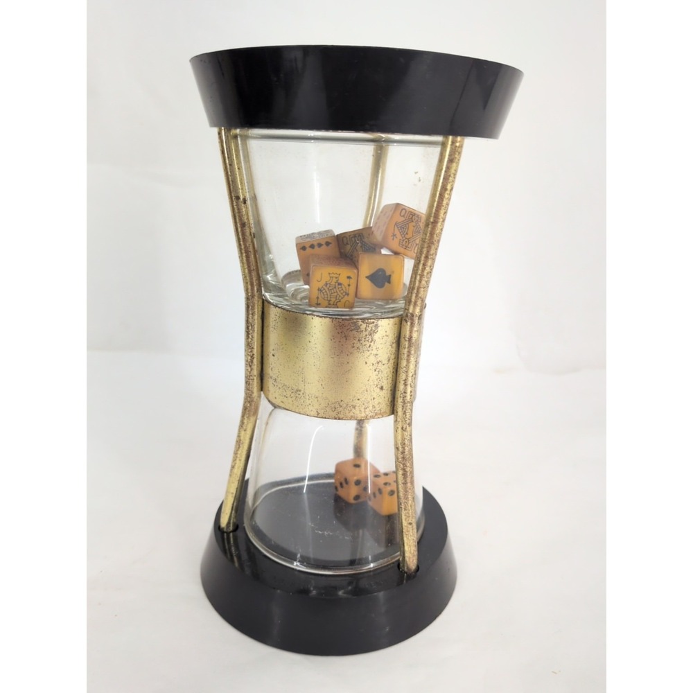 Vintage 2 Way Chuck A Luck, Poker Dice Game